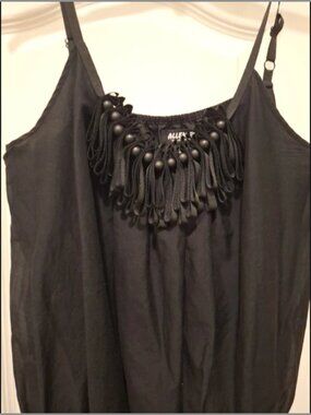 Black Allen B. Cami Top Size Large